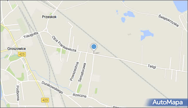 Opole, o. Edwarda Frankiewicza, mapa Opola