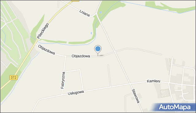 Dobrzykowice, Objazdowa, mapa Dobrzykowice