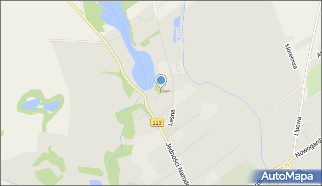 Maszewo powiat goleniowski, Obodrytów, mapa Maszewo powiat goleniowski