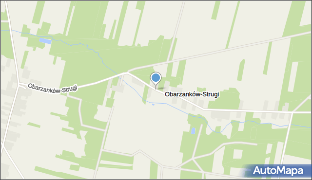 Obarzanków-Strugi, Obarzanków-Strugi, mapa Obarzanków-Strugi