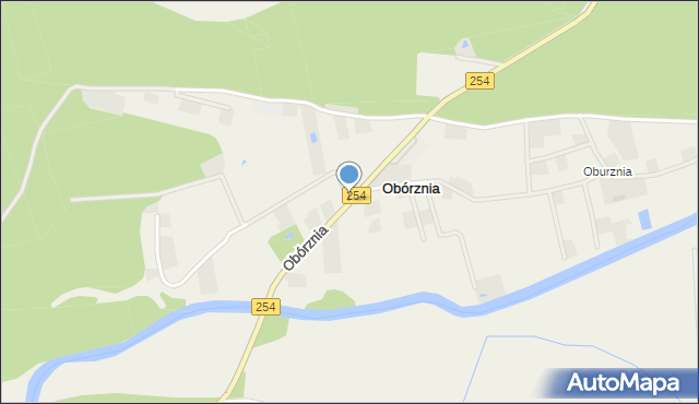Obórznia, Obórznia, mapa Obórznia