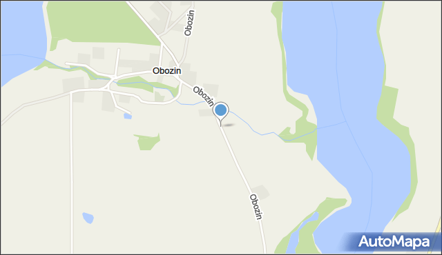 Obozin, Obozin, mapa Obozin