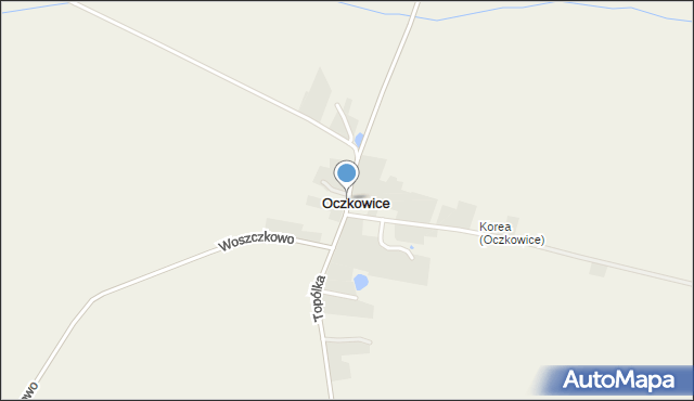 Oczkowice, Oczkowice, mapa Oczkowice