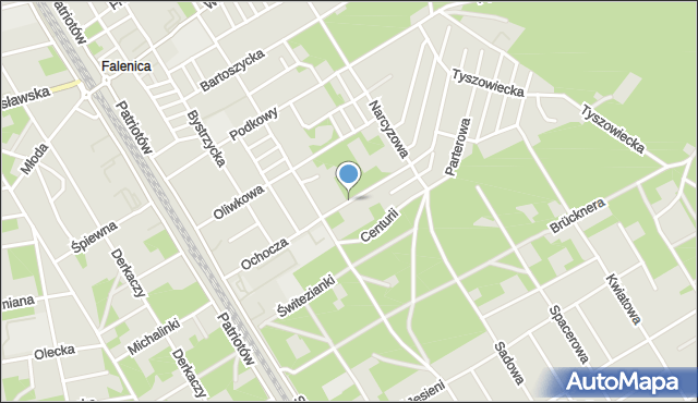 Warszawa, Ochocza, mapa Warszawy