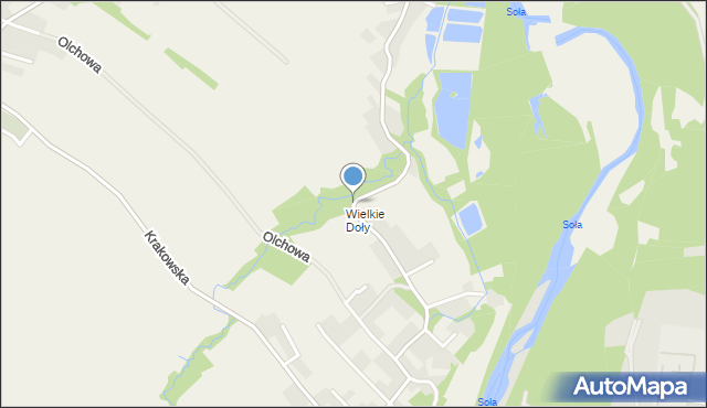 Hecznarowice, Odsole, mapa Hecznarowice