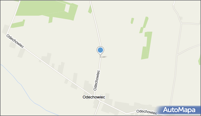 Odechowiec, Odechowiec, mapa Odechowiec