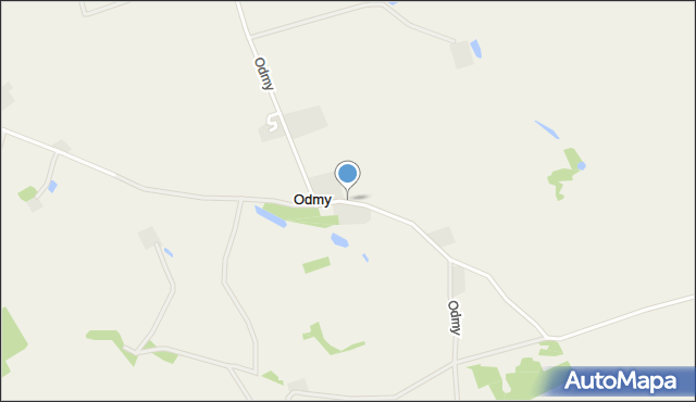 Odmy, Odmy, mapa Odmy
