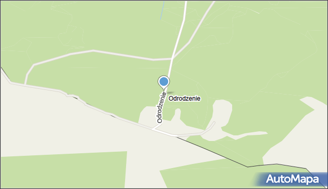 Podgórzyn powiat karkonoski, Odrodzenie, mapa Podgórzyn powiat karkonoski