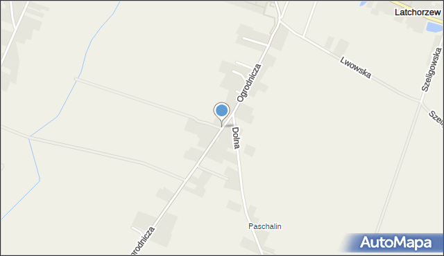 Babice Nowe, Ogrodnicza, mapa Babice Nowe