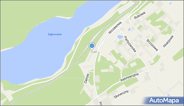 Gołubie, Ogniskowa, mapa Gołubie