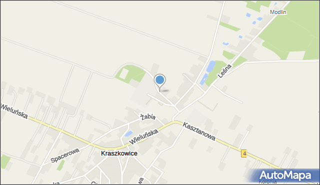 Kraszkowice, Ogrodowa, mapa Kraszkowice
