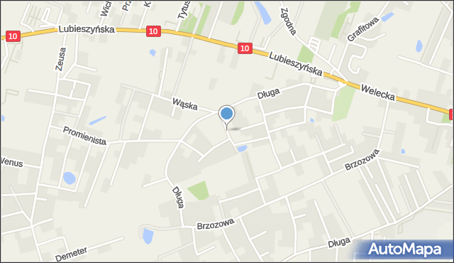 Mierzyn gmina Dobra (Szczecińska), Ogrodowa, mapa Mierzyn gmina Dobra (Szczecińska)