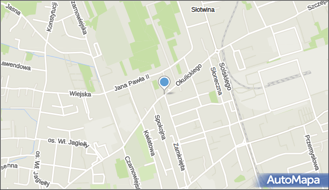 Brzesko, Okulickiego-Niedźwiadka Leopolda, gen., mapa Brzesko