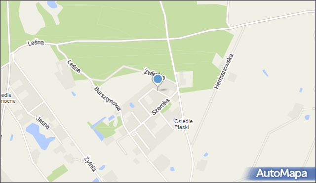 Dąbrówka gmina Starogard Gdański, Okrężna, mapa Dąbrówka gmina Starogard Gdański