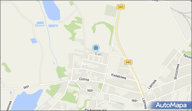 Dobroszyce, Okrężna, mapa Dobroszyce