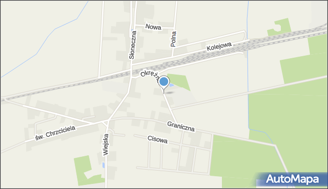 Lasocice gmina Święciechowa, Okrężna, mapa Lasocice gmina Święciechowa