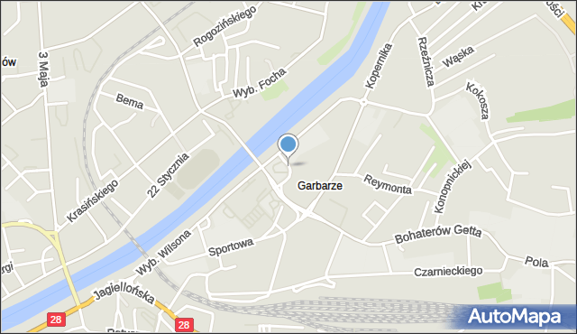 Przemyśl, Okulickiego-Niedźwiadka Leopolda, gen., mapa Przemyśla