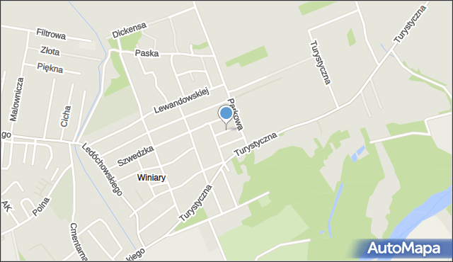 Warka, Okulickiego Leopolda, gen., mapa Warka
