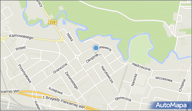 Wejherowo, Okrężna, mapa Wejherowo