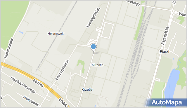 Kielce, Olszewskiego Karola, mapa Kielc