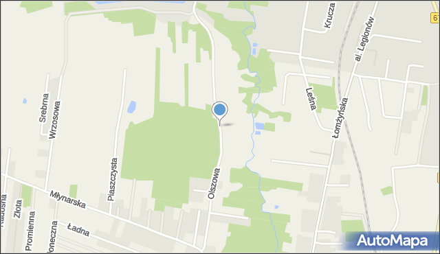 Konarzyce gmina Łomża, Olszowa, mapa Konarzyce gmina Łomża