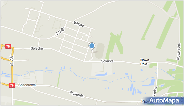 Lipsko, Olimpijska, mapa Lipsko