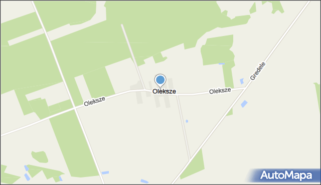 Oleksze, Oleksze, mapa Oleksze