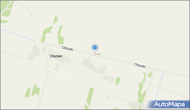 Olszaki, Olszaki, mapa Olszaki