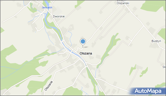 Olszana, Olszana, mapa Olszana