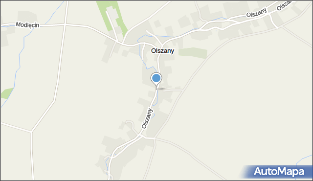 Olszany gmina Strzegom, Olszany, mapa Olszany gmina Strzegom