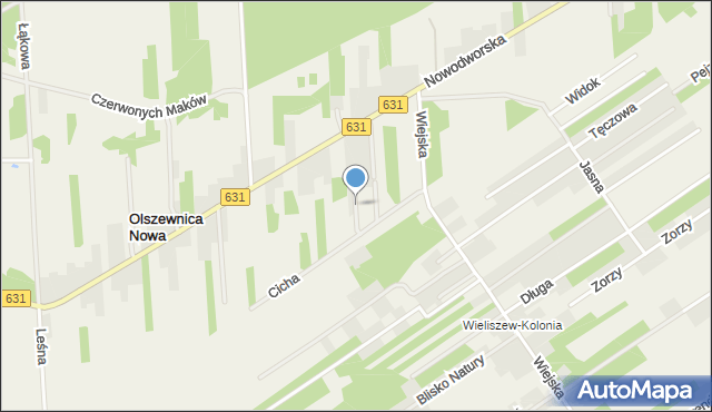 Olszewnica Nowa, Olszewnica Nowa, mapa Olszewnica Nowa