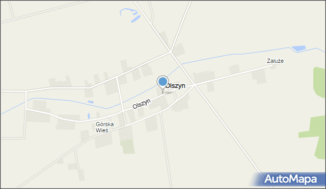 Olszyn, Olszyn, mapa Olszyn