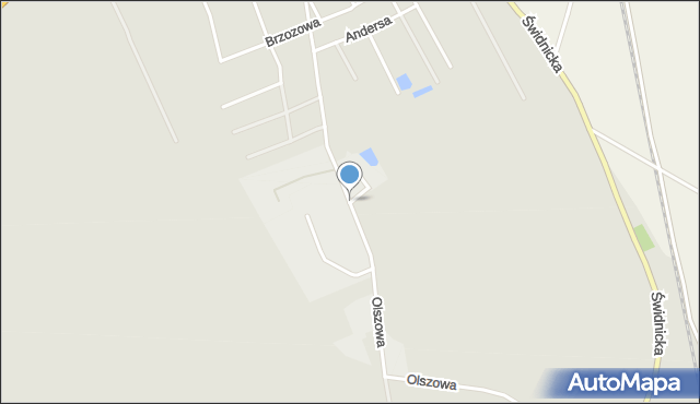 Strzegom powiat świdnicki, Olszowa, mapa Strzegom powiat świdnicki