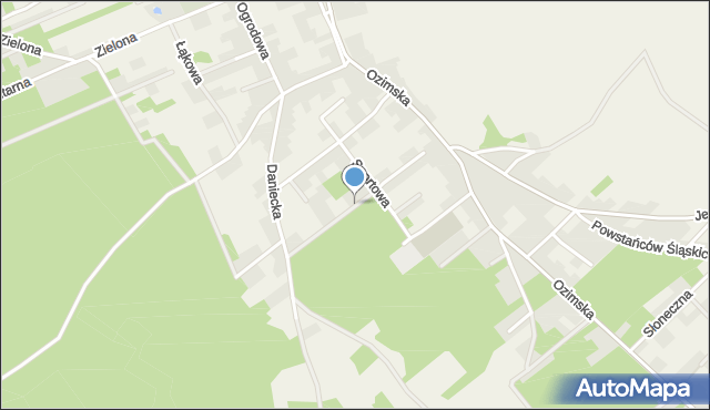 Szczedrzyk, Olimpijska, mapa Szczedrzyk