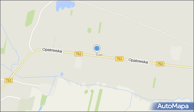 Bodzentyn, Opatowska, mapa Bodzentyn