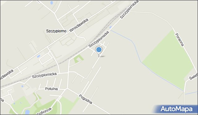 Kalisz, Opłotki, mapa Kalisza