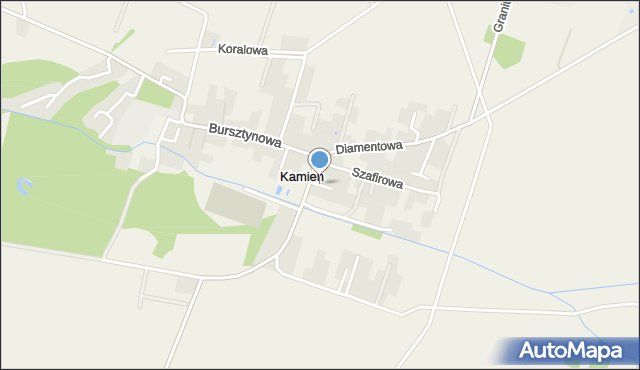 Kamień gmina Długołęka, Opalowa, mapa Kamień gmina Długołęka