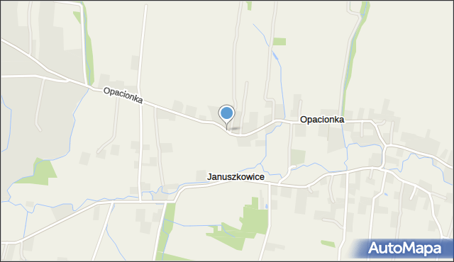 Opacionka, Opacionka, mapa Opacionka