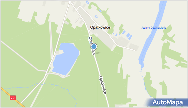 Opatkowice gmina Kozienice, Opatkowice, mapa Opatkowice gmina Kozienice