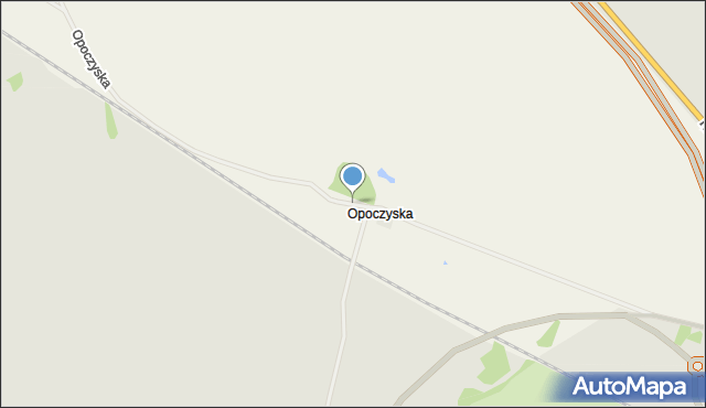 Opoczyska, Opoczyska, mapa Opoczyska