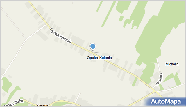 Opoka-Kolonia, Opoka-Kolonia, mapa Opoka-Kolonia
