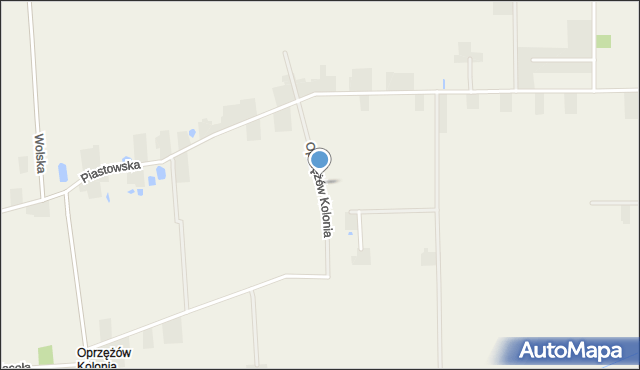 Oprzężów Kolonia, Oprzężów Kolonia, mapa Oprzężów Kolonia