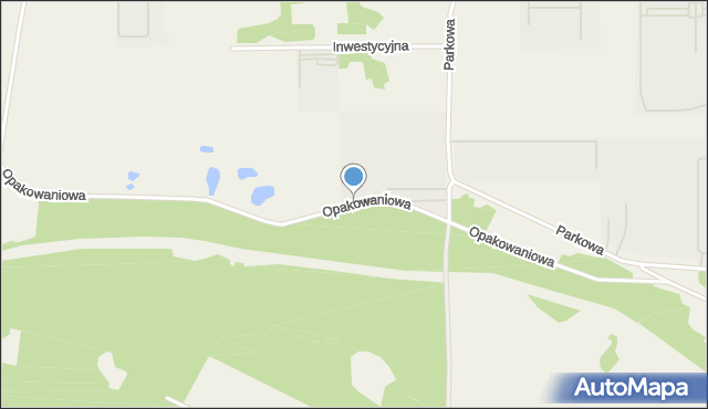 Skarbimierz-Osiedle, Opakowaniowa, mapa Skarbimierz-Osiedle