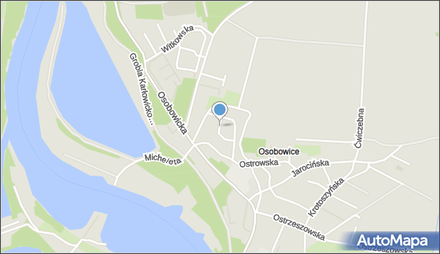 Wrocław, Opłotkowa, mapa Wrocławia