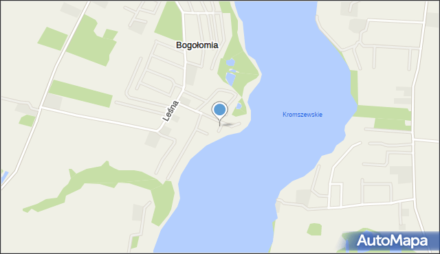 Bogołomia, Orzechowa, mapa Bogołomia