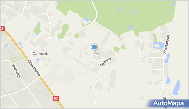 Gajewo gmina Giżycko, Orzechowa, mapa Gajewo gmina Giżycko