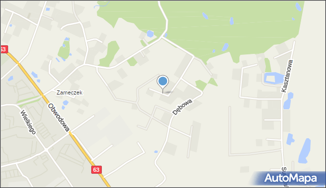 Gajewo gmina Giżycko, Orzechowa, mapa Gajewo gmina Giżycko