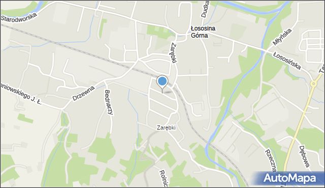 Limanowa, Orzeszkowej Elizy, mapa Limanowa
