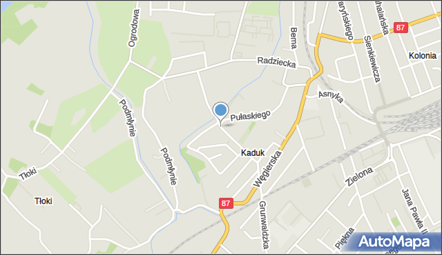 Nowy Sącz, Orkana Władysława, mapa Nowego Sącza