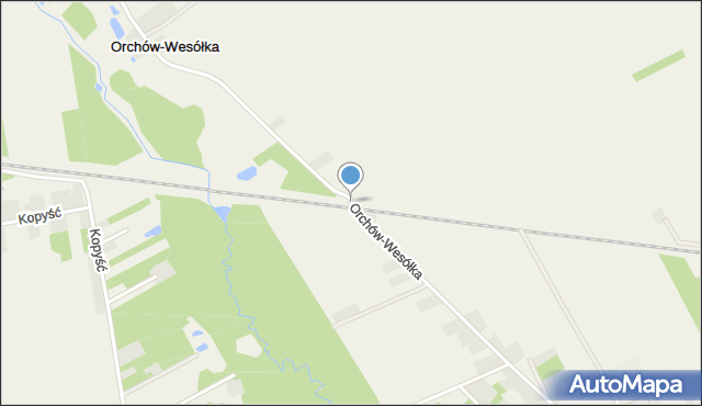 Orchów-Wesółka, Orchów-Wesółka, mapa Orchów-Wesółka